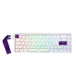 EPOMAKER HE68 White Purple Magnetic Pink Manyetik Switch 8K Hz Hall Effect RGB Hotswap Gaming Klavye - 2 Yıl Birebir Değişim Garantili
