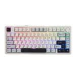 EPOMAKER F75 Light Blue LEOBOG Reaper Switch RGB Kablosuz Hotswap Mekanik Gaming Klavye - 2 Yıl Birebir Değişim Garantili