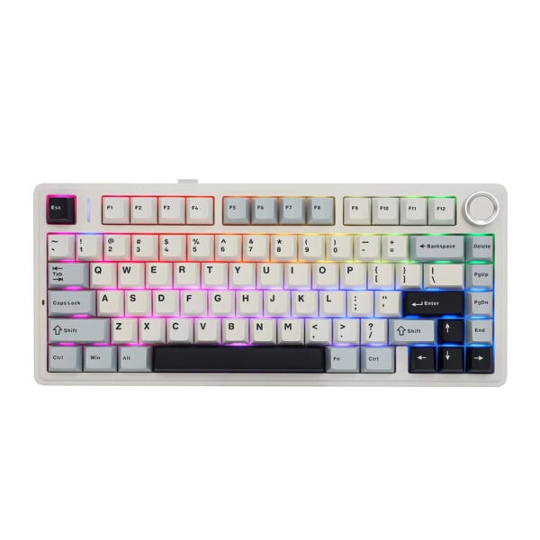 Epomaker X Aula F75 Light Blue Leobog Reaper Switch Rgb Kablosuz Hotswap Mekanik Gaming Klavye 1