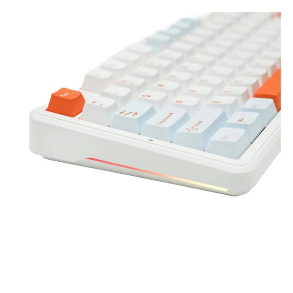 Epomaker X Aula F87 Pro White Blue Leobog Nimbus V3 Switch Rgb Kablosuz Hotswap Mekanik Gaming Klavye 3