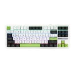 EPOMAKER F87 Pro White Green LEOBOG Greywood V3 Switch RGB Kablosuz Hotswap Mekanik Gaming Klavye - 2 Yıl Birebir Değişim Garantili