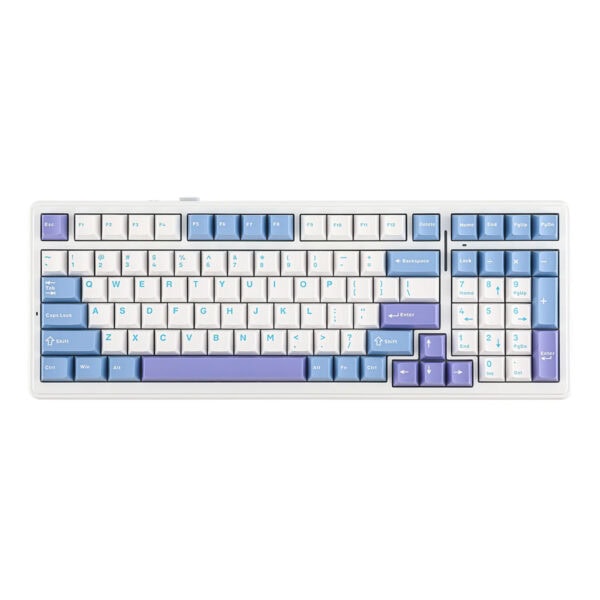 Epomaker X Aula F99 White Blue Leobog Greywood V3 Switch Rgb Kablosuz Hotswap Mekanik Gaming Klavye 2