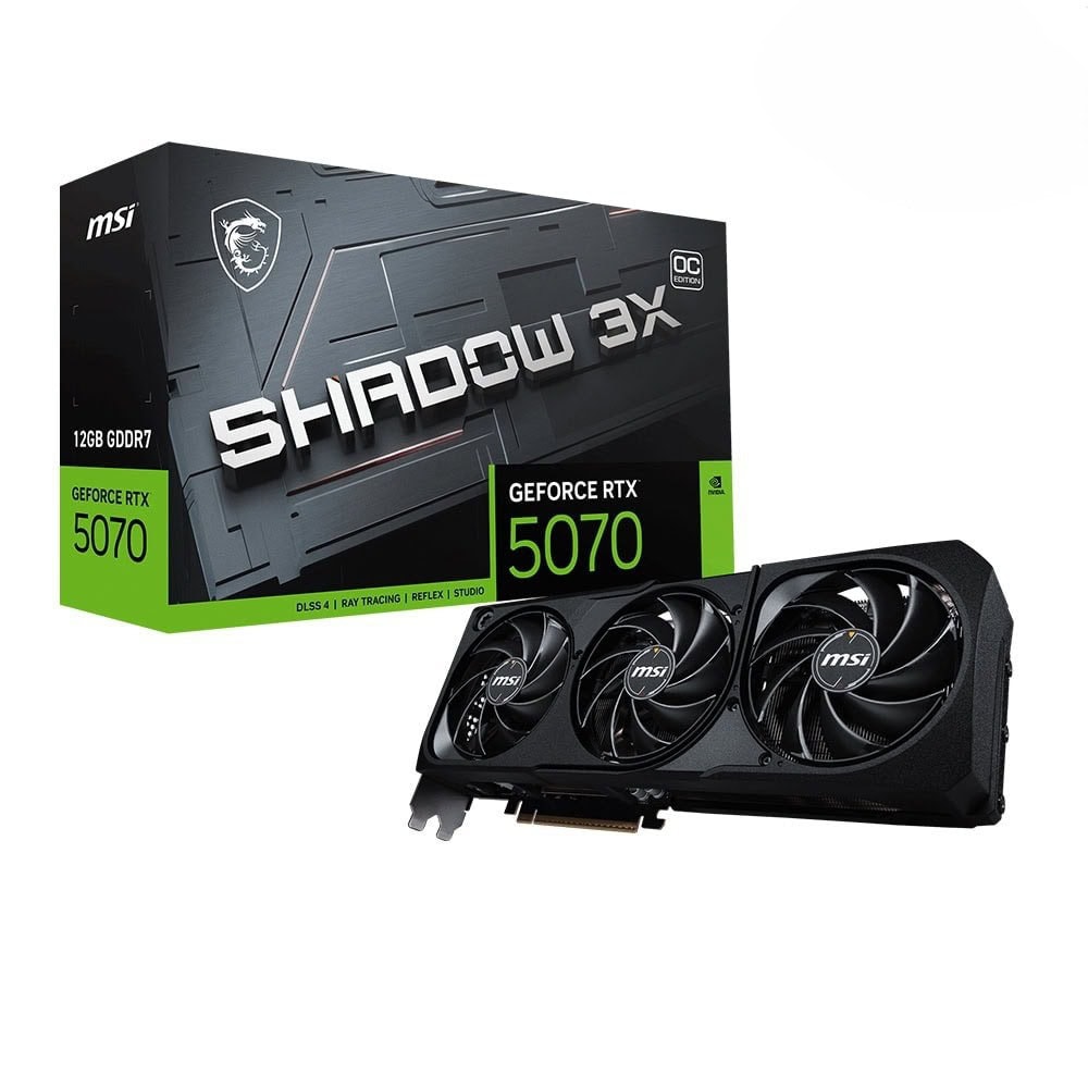 MSI GeForce RTX 5070 12GB Shadow 3X OC GDDR7 192Bit