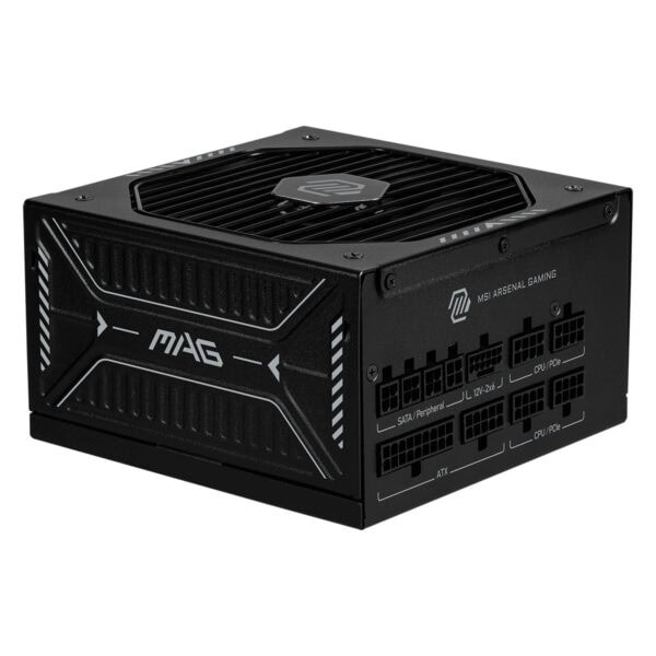 Yüksek performans ve güvenilirlik sağlayan MSI MAG güç kaynağı, PC oyun ve yoğun kullanım için ideal, gelişmiş bağlantı seçenekleri ve stabil güç çıkışı sunar.