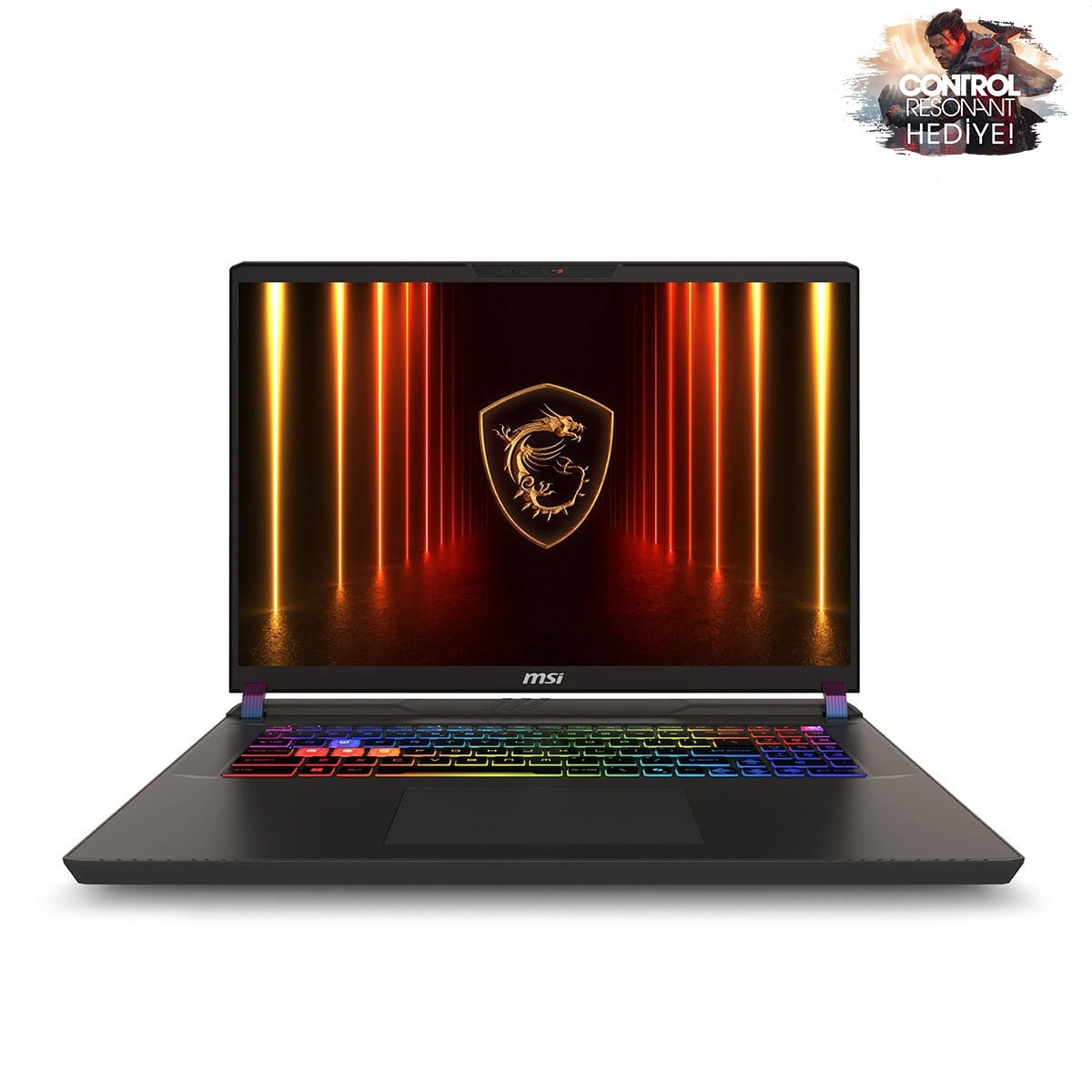 Msi Vector 17 Hx Ai A2xwhg 086tr Intel Core Ultra 7 255hx Geforce Rtx 5070ti 12gb 140w 32gb Ddr5 1tb Ssd 17 Inç 2k Qhd+ 240hz W11 Home Gaming Laptop Control Resonant Hediyeli 1