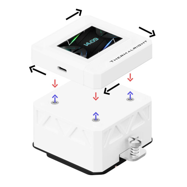 Thermalright Frozen Warframe 360 Se Argb White 360mm Intel Amd Uyumlu Beyaz Islemci Sivi Sogutucu 2 Yil Birebir Degisim Garantili 6