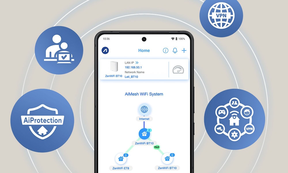 ASUS ZenWiFi BT10 Mesh Sistemi H12