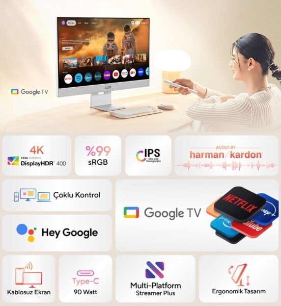 ASUS ZenScreen Smart MS27UC Monitör H2