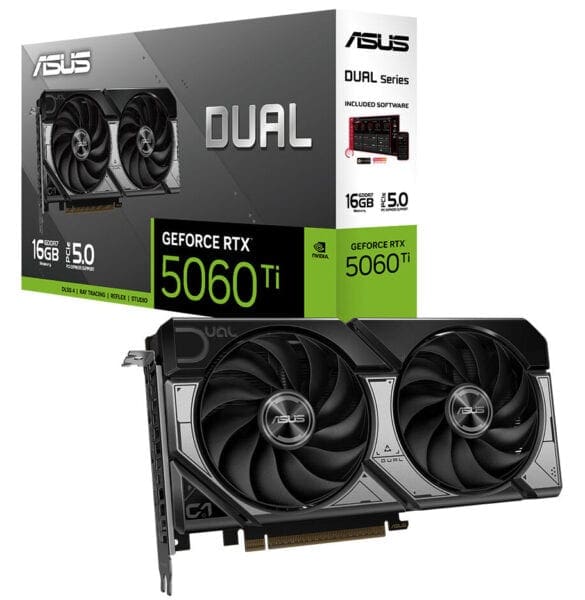 ASUS Dual GeForce RTX 5060 Ti 16GB Ekran Kartı H5