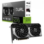 Asus Dual Geforce Rtx 5070 Oc 12gb Gddr7 192 Bit Dlss 4 Ekran Karti Control Resonant Hediyeli 1