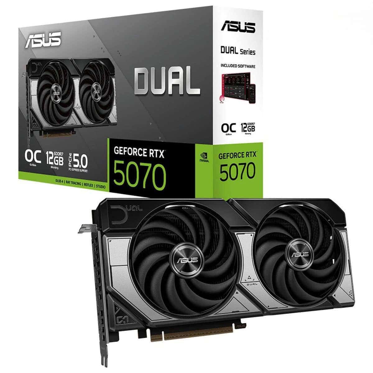 Asus Dual Geforce Rtx 5070 Oc 12gb Gddr7 192 Bit Dlss 4 Ekran Karti Control Resonant Hediyeli 1