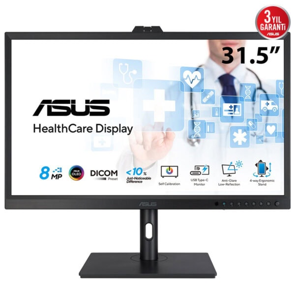 Asus Ha3281a 31.5 Inç 60hz 0.1ms 4k Uhd Oled Pivot Monitör 2