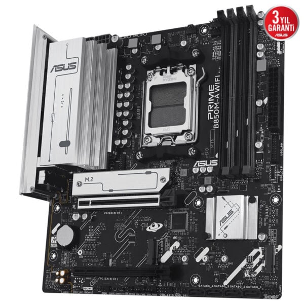 Asus Prime B850m A Wifi 8000mhz (oc) Ddr5 Soket Am5 M.2 Hdmi Dp Matx Anakart 7