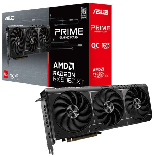 ASUS PRIME RX 9060 XT OC 16GB Ekran Kartı - Gaming.Gen.TR