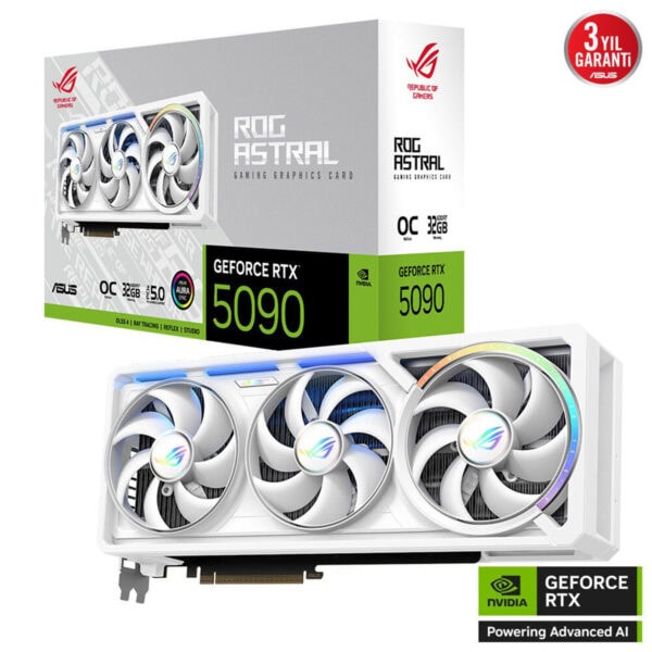 Asus Rog Astral Geforce Rtx 5090 Oc 32gb Gddr7 512 Bit Dlss 4 Ekran Kartı 2