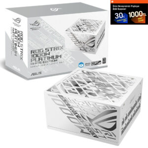 Asus Rog Strix 1000p White Edition 1000w 80+ Platinum Pcie 5.1 Full Modüler Atx 3.1 Güç Kaynağı 1