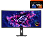 ASUS ROG Strix OLED XG34WCDG 34 inç 175Hz 0.03ms UWQHD Adaptive Sync QD-OLED Kavisli Gaming Monitör
