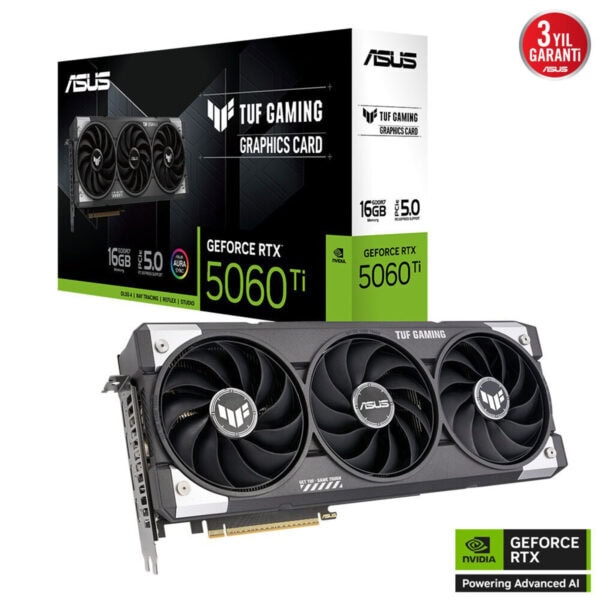 Asus Tuf Gaming Geforce Rtx 5060 Ti 16gb Gddr7 128 Bit Dlss 4 Ekran Karti 2