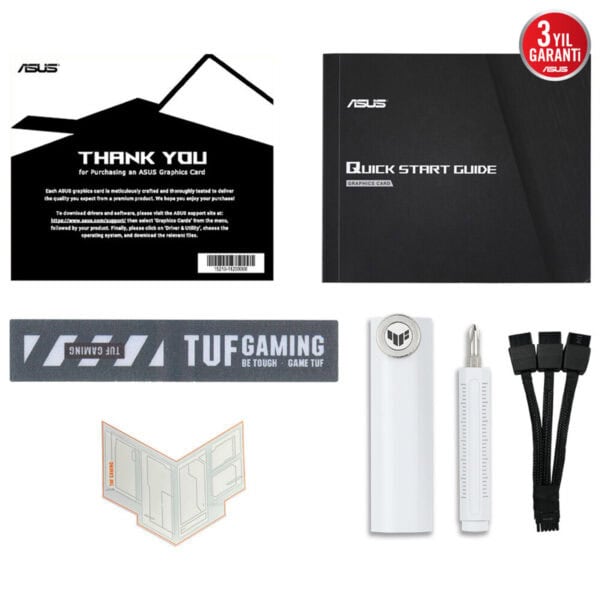 Asus Tuf Gaming Geforce Rtx 5070 Ti Oc 16gb Gddr7 256 Bit Beyaz Dlss 4 Ekran Karti 11