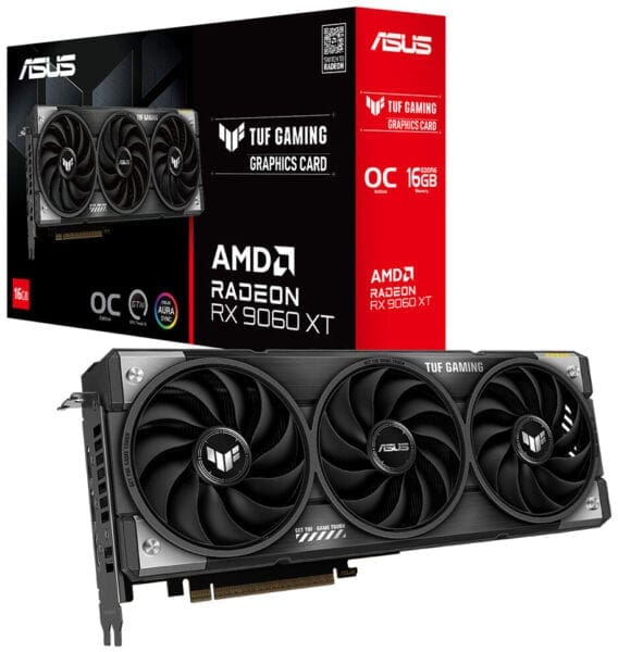 ASUS TUF Gaming Radeon RX 9060 XT Ekran Kartı H1