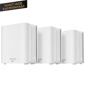 Asus Zenwifi Bd4 Be3600 Dual Band Wifi 7 Aimesh Kablosuz Mesh Sistemi (beyaz Üçlü Paket) 1