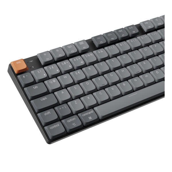 Keychron K5 Max Qmk Via Siyah 100 Low Profile Gateron Brown Switch Rgb Kablosuz Hotswap Mekanik Gaming Klavye K5m H3 Tr 4