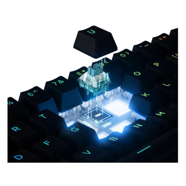Mchose Ace 60 Pro Black ` Hall Effect Uranus Manyetik Switch Rgb Hotswap Mekanik Gaming Klavye Ace60 6a 4