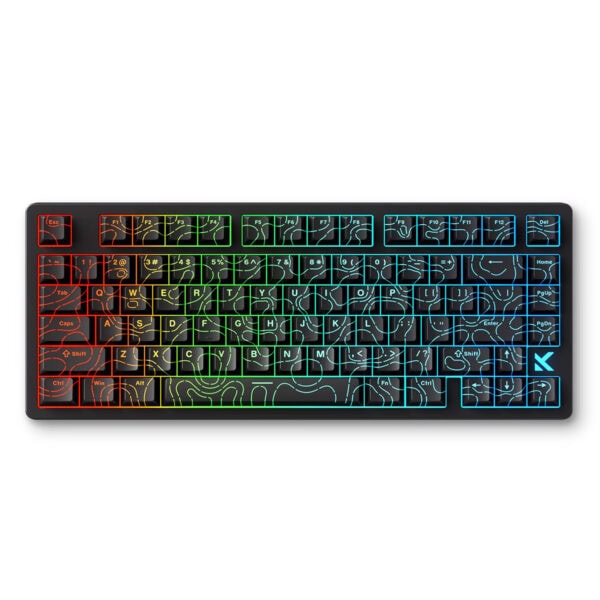 Mchose Jet 75 E Sport Black Topographic U Hall Effect Kailh Magnetic God Manyetik Switch Rgb Hotswap Mekanik Gaming Klavye Mc Jet75 10 1