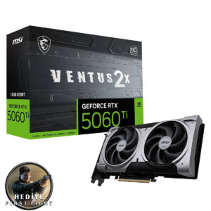 Msi Geforce Rtx 5060 Ti 16g Ventus 2x Oc Plus 16gb Gddr7 128 Bit Dlss 4 Ekran Kartı 007 First Light Hediyeli 1