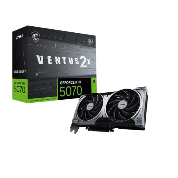 Msi Geforce Rtx 5070 12g Ventus 2x Oc 12gb Gddr7 192 Bit Dlss 4 Ekran Kartı