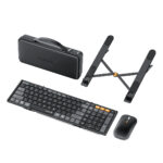 ProtoArc XKM01 Siyah Kablosuz Klavye Mouse CaseUp Seti (CP015682)