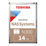 Toshiba N300 14TB 7200RPM 512MB 3.5 inç SATA 3.0 Harddisk (HDWG51EUZSVA)