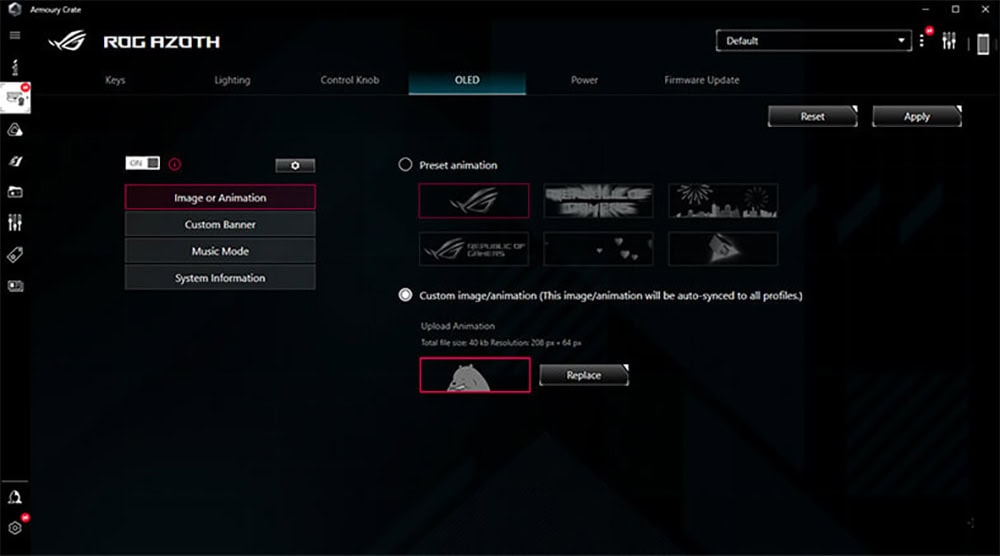ASUS ROG Azoth İngilizce Beyaz Mekanik Gaming Klavye H11