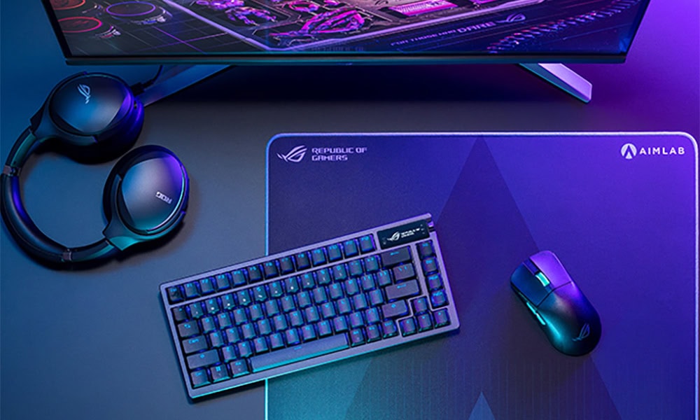 ASUS ROG Azoth İngilizce Beyaz Mekanik Gaming Klavye H12