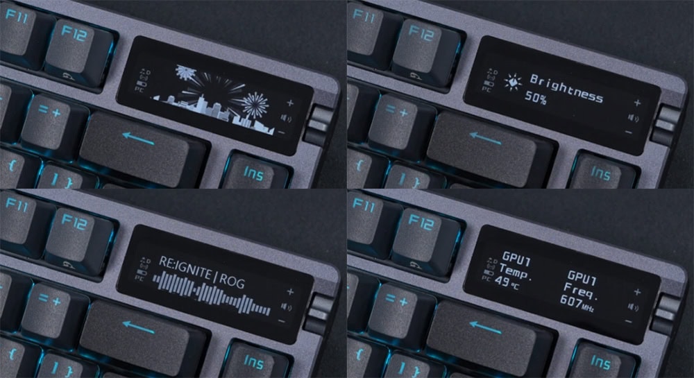 ASUS ROG Azoth İngilizce Beyaz Mekanik Gaming Klavye H2