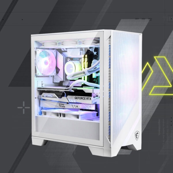 MSI MAG FORGE 320R AIRFLOW WHITE Gaming Kasa h2