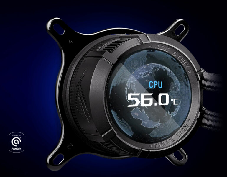 ASUS ROG Strix LC III 360 ARGB LCD İşlemci Sıvı Soğutucu H3