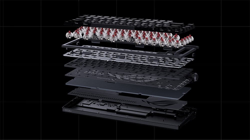 ASUS ROG Azoth İngilizce Beyaz Mekanik Gaming Klavye H4