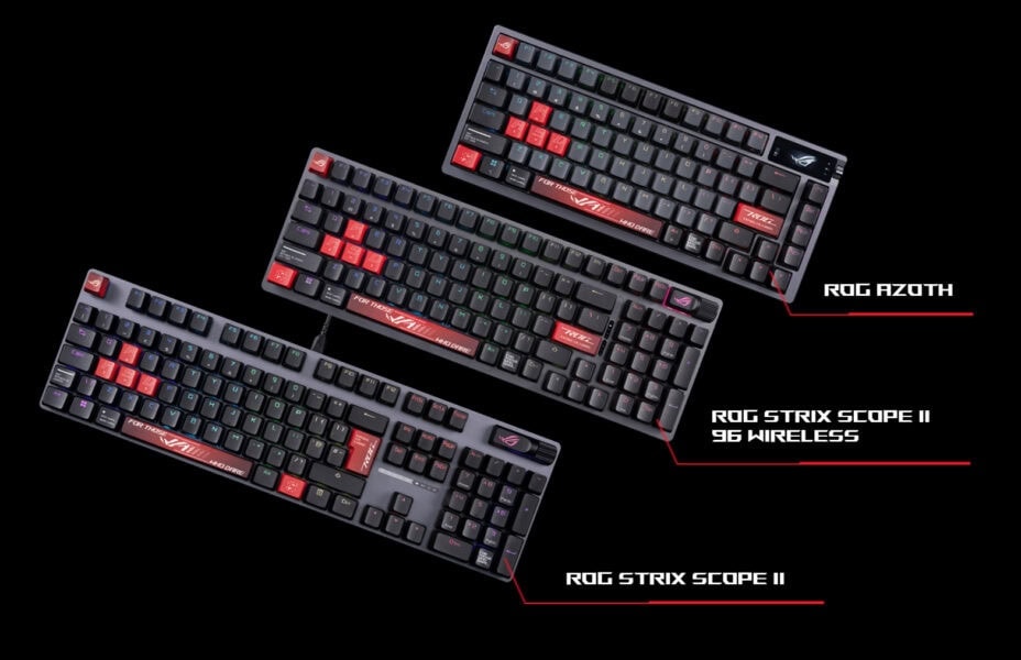 ASUS ROG Dye-Sub PBT Keycap Set H5
