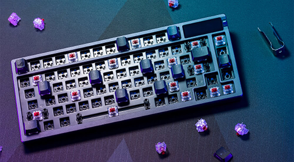 ASUS ROG Azoth İngilizce Beyaz Mekanik Gaming Klavye H9