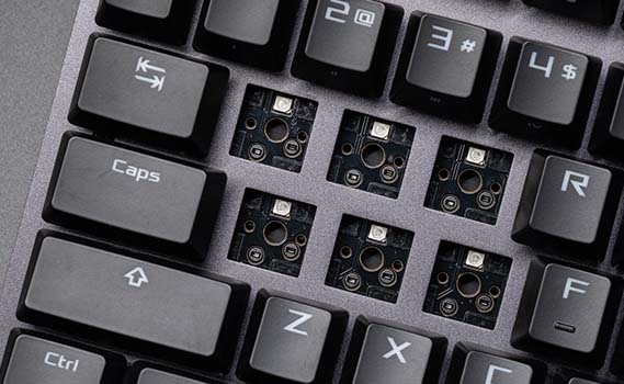 ASUS ROG Strix Scope II 96 Beyaz NX Snow Switch Mekanik Gaming Klavye h9