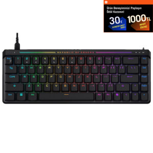 Asus Rog Falchion Ace Hfx Hfx Manyetik Switch 8k Hz Hall Effect Rgb Hotswap İngilizce Gaming Klavye 1