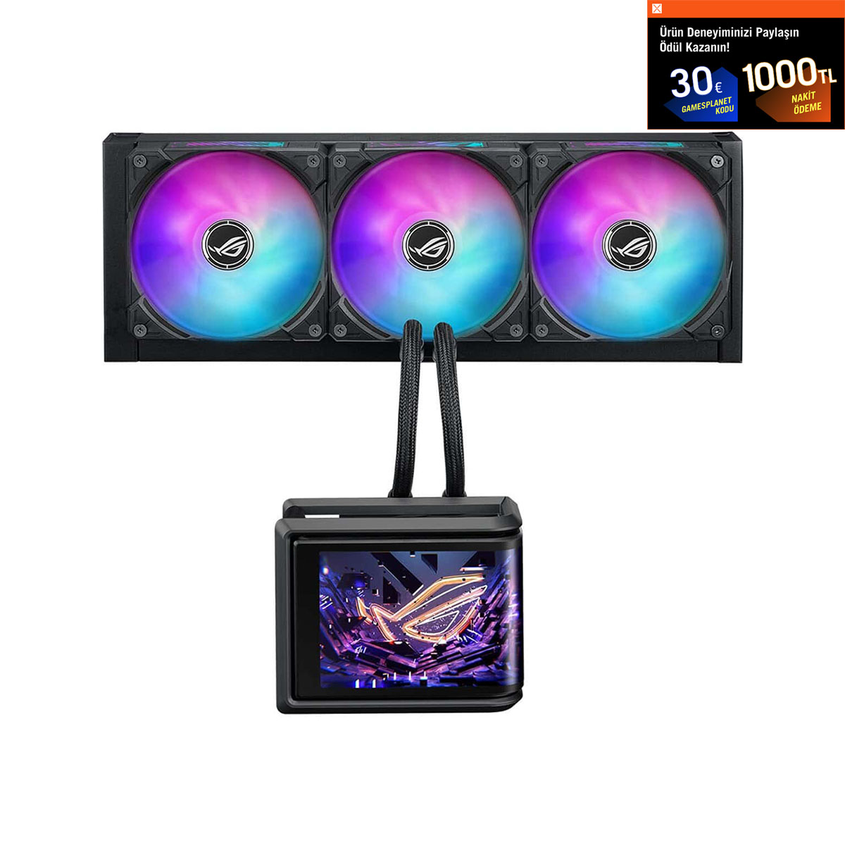 Asus Rog Ryuo Iv Slc 360 Argb 360mm Intel Amd Uyumlu İşlemci Sıvı Soğutucu 1