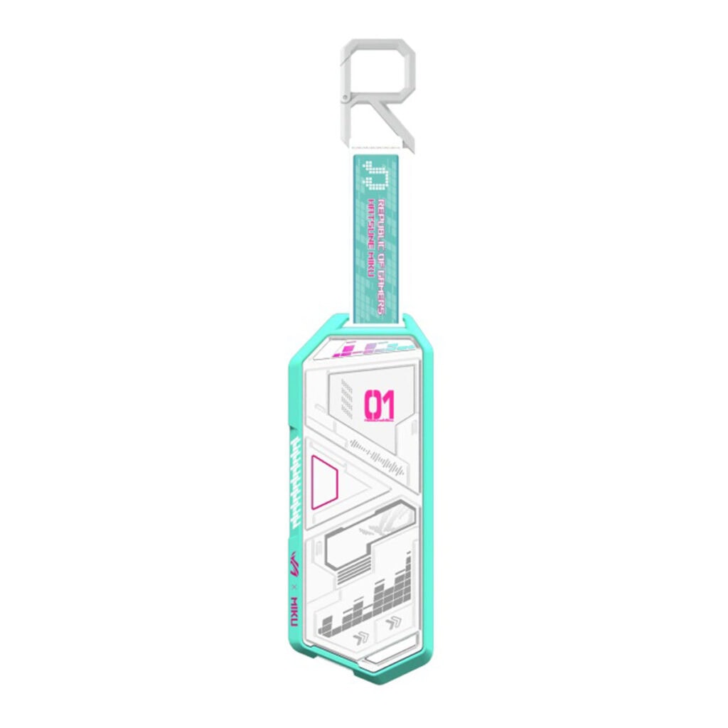 Boîtier SSD Externe NVMe ASUS ROG Strix Arion Edition Hatsune Miku - USB 3.2 Gen 2 Type-C, 10 Gbps, Design Unique