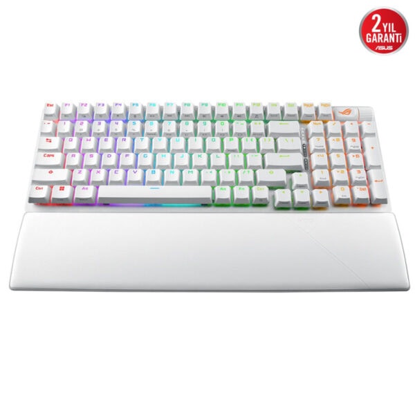 Asus Rog Strix Scope Ii 96 Wireless Beyaz Rog Rx Red Switch Rgb Kablosuz İngilizce Mekanik Gaming Klavye 5