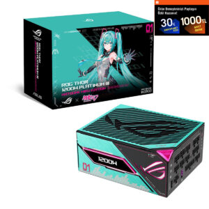 Asus Rog Thor 1200w Platinum Iii Hatsune Miku Edition Oled Ekran Argb 80+ Platinum Pcie 5.1 Full Modüler Atx 3.1 Güç Kaynağı 1