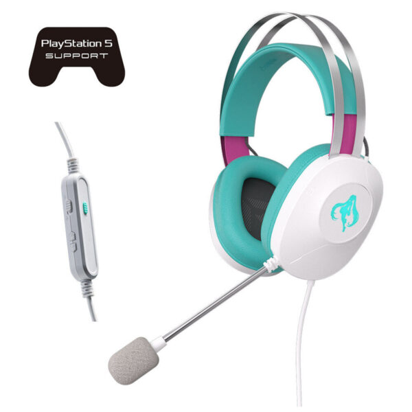 Asus Tuf Gaming H1 Gen Ii Hatsune Miku Edition Ps5 Uyumlu 7.1 Surround Gaming Kulaklık 1