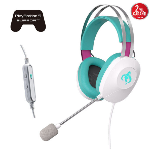 Asus Tuf Gaming H1 Gen Ii Hatsune Miku Edition Ps5 Uyumlu 7.1 Surround Gaming Kulaklık 2