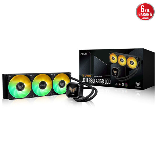 Asus Tuf Gaming Lc Iii 360 Argb Lcd 360mm Intel Amd Uyumlu İşlemci Sıvı Soğutucu 31