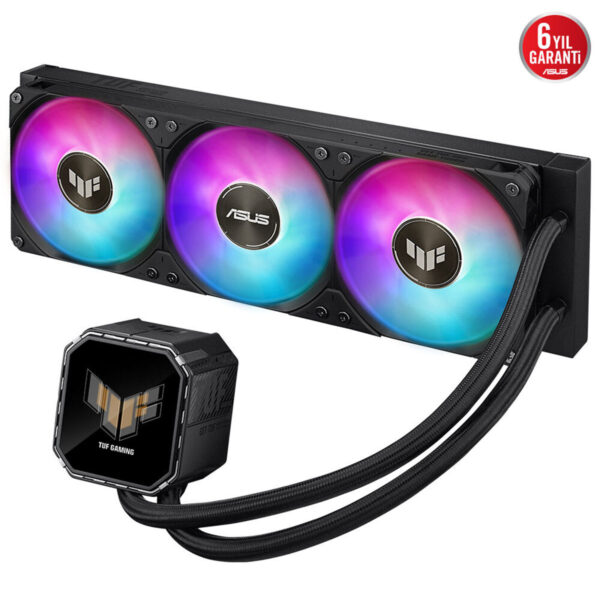 Asus Tuf Gaming Lc Iii 360 Argb Lcd 360mm Intel Amd Uyumlu İşlemci Sıvı Soğutucu 8